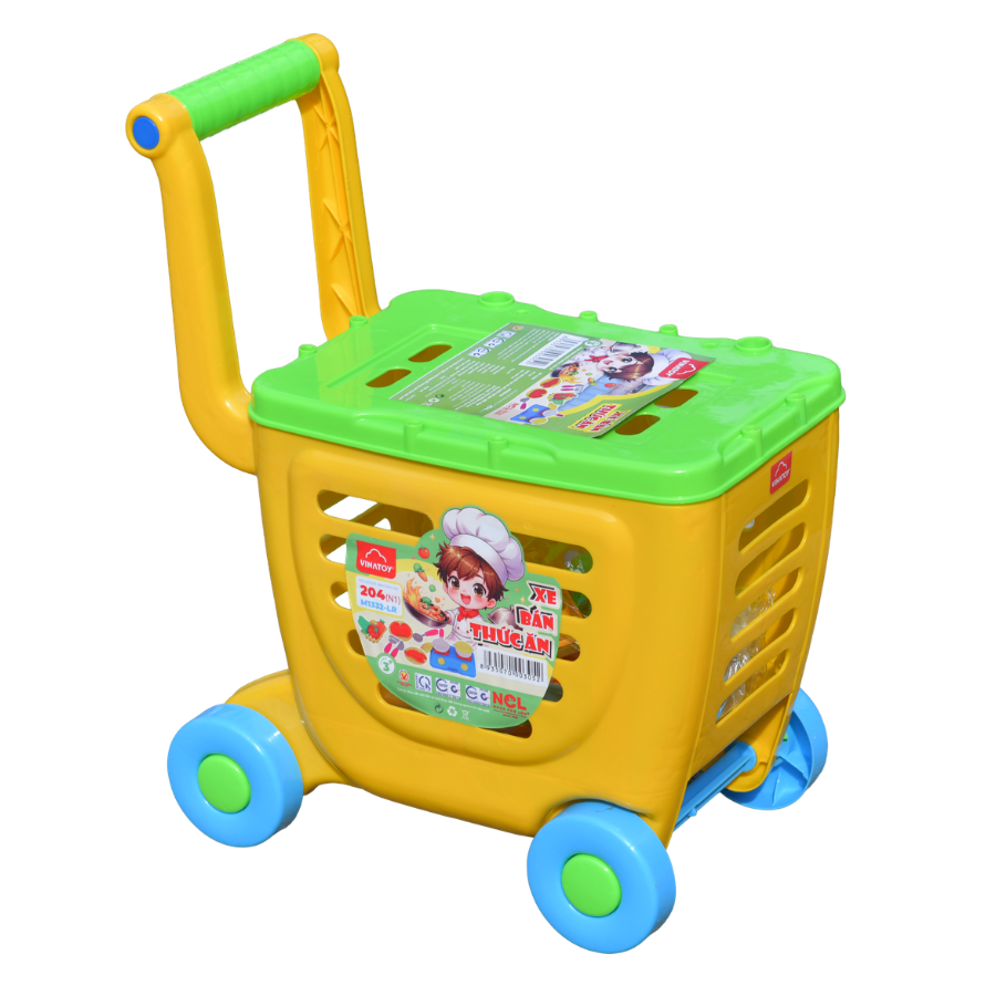 ĐỒ CHƠI XE ĐẨY BÁN THỨC ĂN VINATOY 204 N1